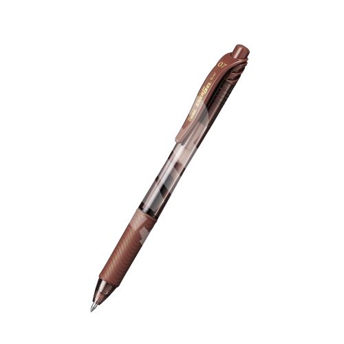 Pentel EnerGel BL107, kuličkové pero, hnědé 4