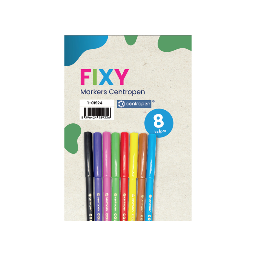 Fixy Centropen, 8 barev