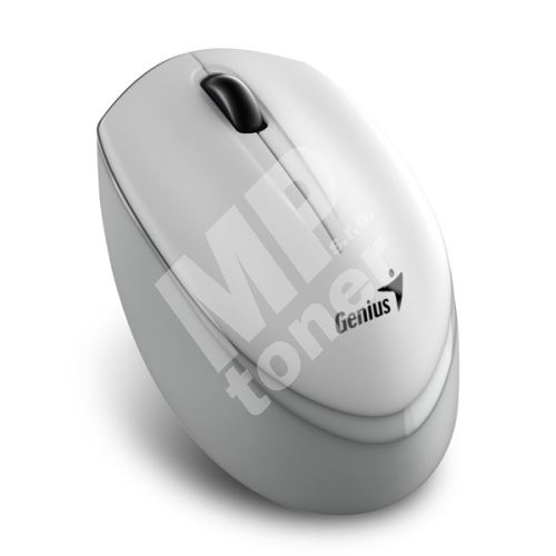 Myš Genius NX-7009, 1200DPI, 2.4 [GHz], optická, 3tl., bezdrátová, bílo-šedá 1
