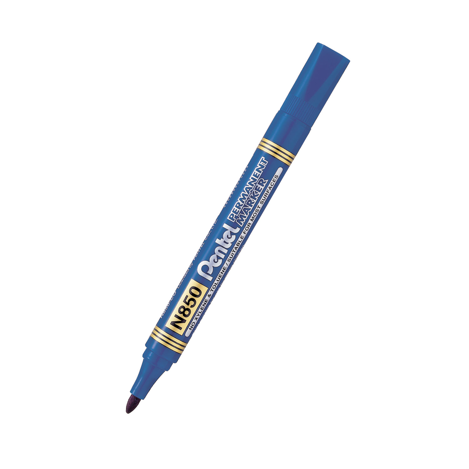 Popisovač Pentel Permanent Marker N850, permanentní, modrý