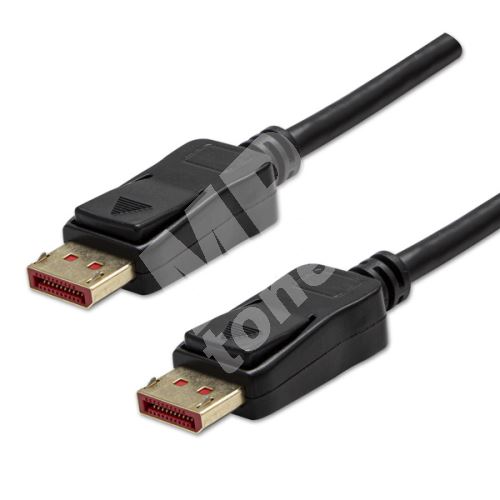 Video kabel DisplayPort samec - DisplayPort samec, DP v 1.4, 2m, pozlacené konektory 1