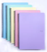 Blok s dvojitou spirálou Pastelini A4, linka, fialová 1 (1)