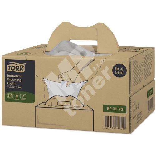 Tork průmyslová čisticí utěrka, Handy Box, šedá, W7 1