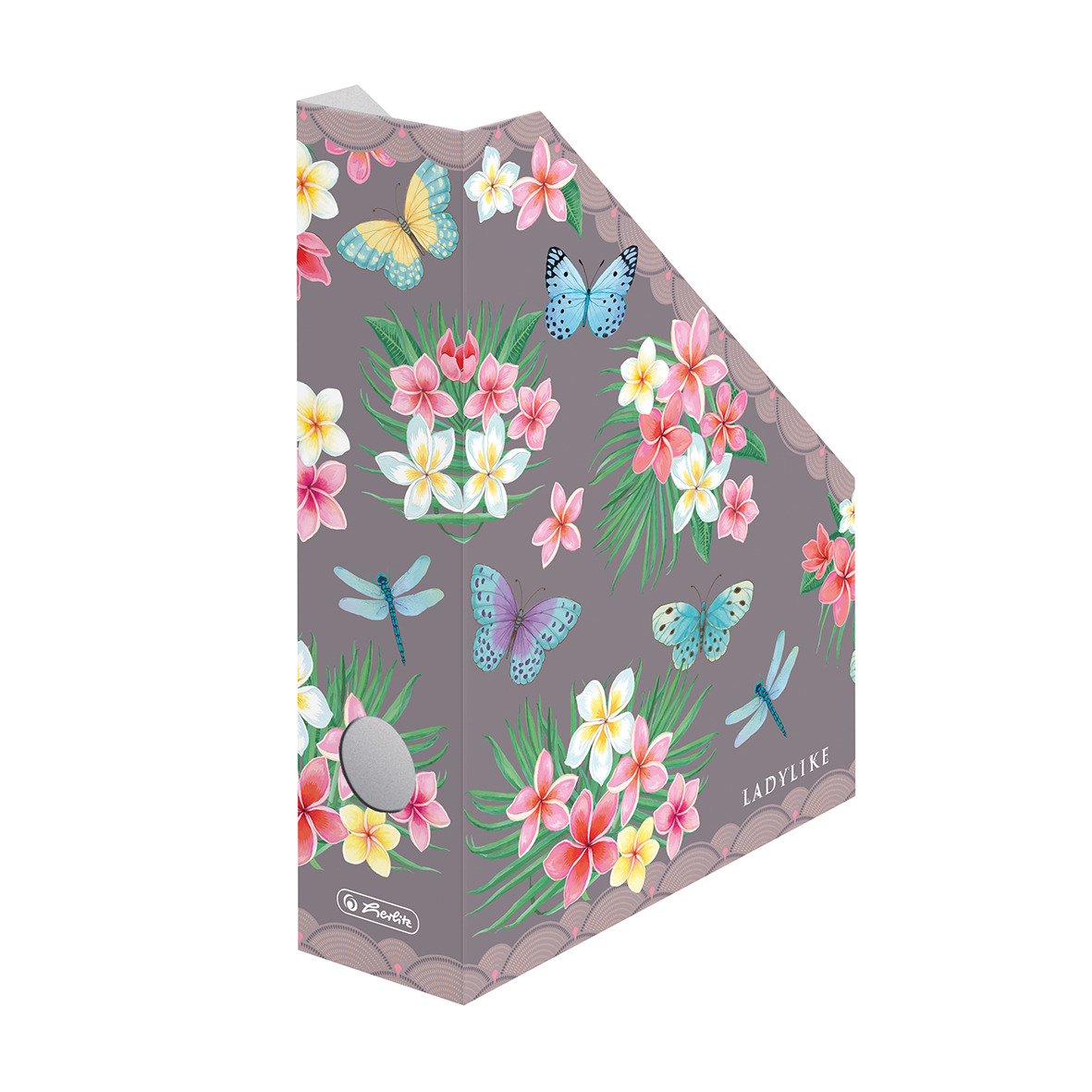 Box na časopisy Herlitz A4, 7 cm, Ladylike Motýlci