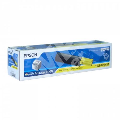 Toner Epson C13S050187, yellow, originál 2
