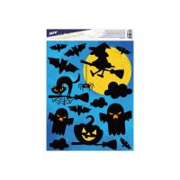 Okenní fólie Halloween 30x42cm, Světla, mix 4 (3)