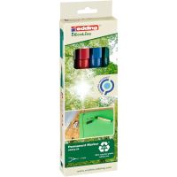 Permanentní popisovač Edding 25 EcoLine, sada 4 ks Permanentní popisovač Edding 25 EcoLine, sada 4 ks