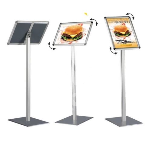 Informační tabule na stojanu 100 cm, A4 na šířku i výšku 1