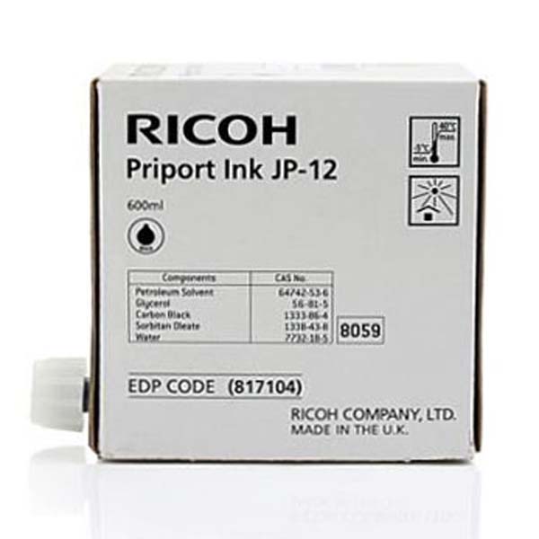 Inkoustová cartridge Ricoh 817104, black, originál