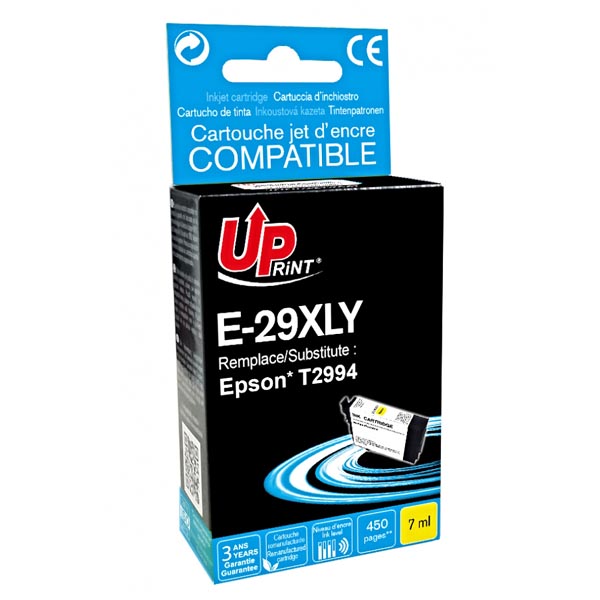 Kompatibilní cartridge Epson C13T29944012, T29XL, yellow, 450str., 7ml, UPrint