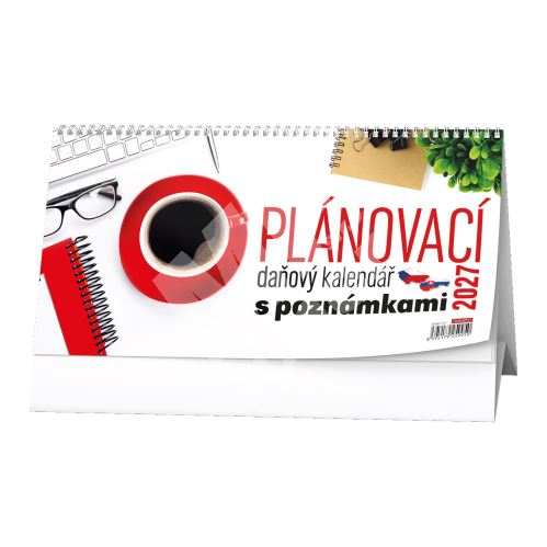 Stolní kalendář - Plánovací daňový kalendář s poznámkami 1