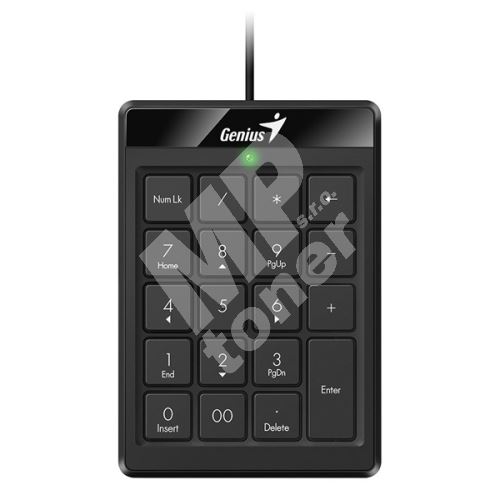 Klávesnice numerická Genius NumPad 110, drátová (USB), černá 1