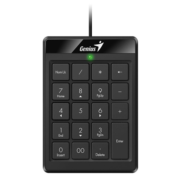 Klávesnice numerická Genius NumPad 110, drátová (USB), černá