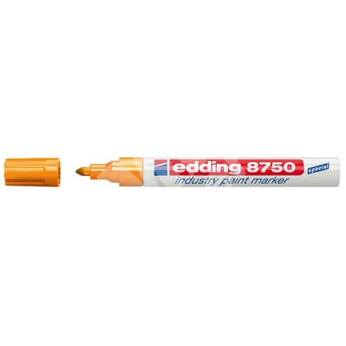 Průmyslový lakový popisovač Edding 8750, oranžový 1