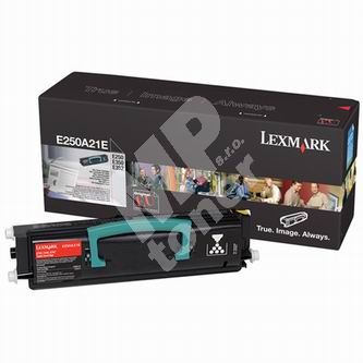 Toner Lexmark E250, E350, E250A21E, černá, originál 1