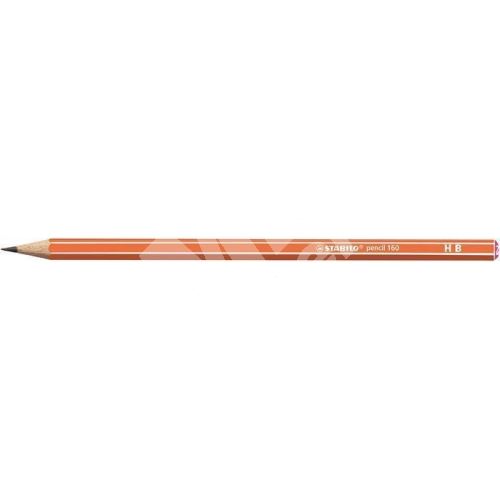 Grafitová tužka Stabilo Pencil 160, oranžová, šestihranná, HB 1