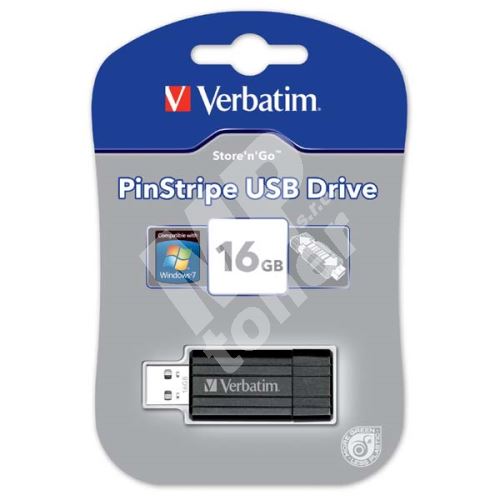Verbatim 16GB Store n Go Pinstripe, USB 2.0, 49063, černá 1