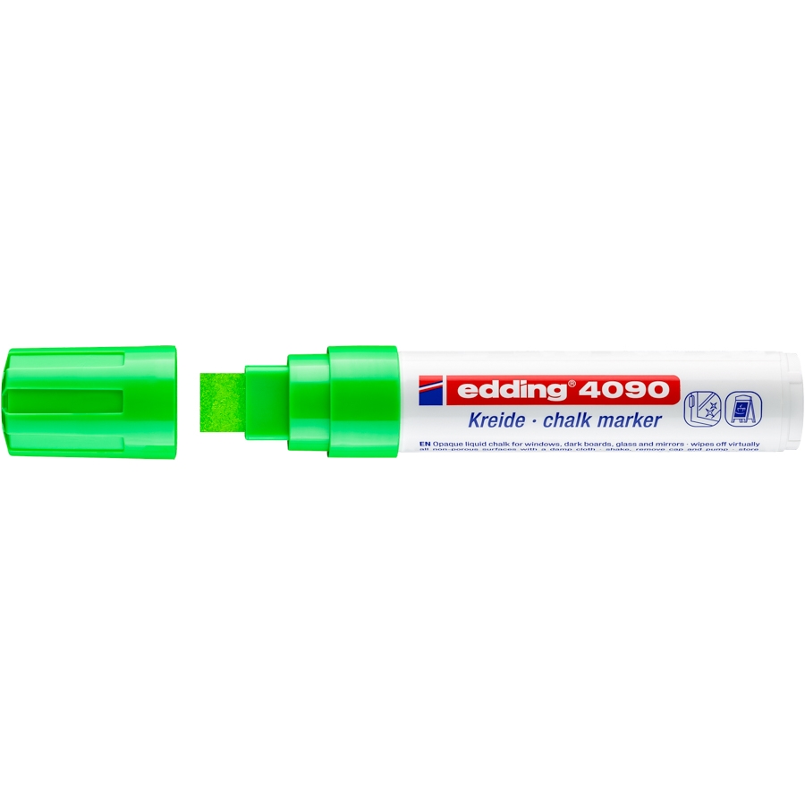 Křídový popisovač Edding 4090, světle zelený