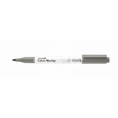 Popisovač na textil Monami Fabric Marker 470, gray 1