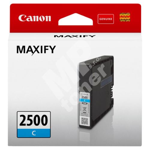 Cartridge Canon PGI-2500C, cyan, 9301B001, originál 1