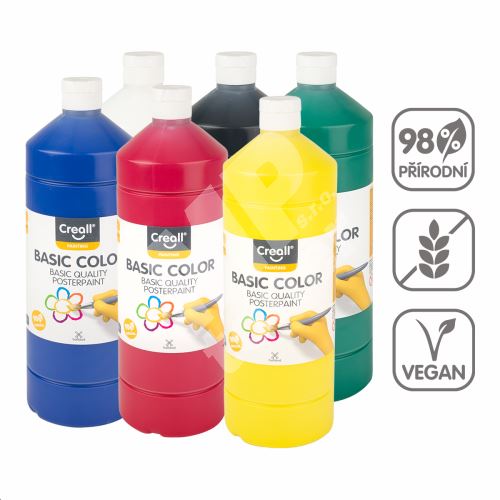 Temperové barvy Creall, mix barev, 6 x 500ml 1