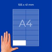 Univerzální etikety AVERY 105x41 mm 100 listů A4 - 3477 4 (4)