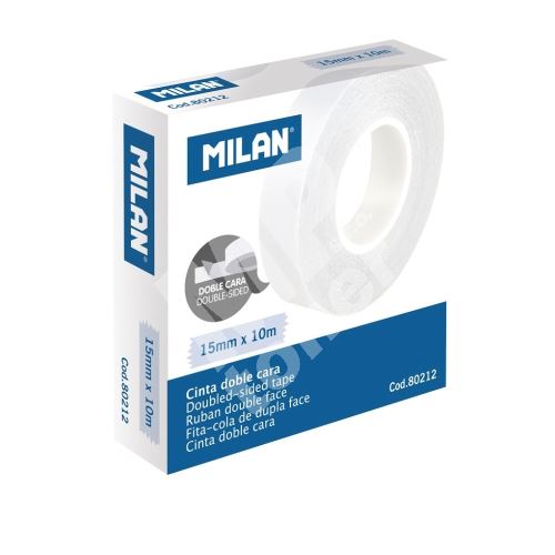 Oboustranná lepící páska 15 mm x 10 m, MILAN 1