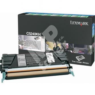 Toner Lexmark C524, 00C5240KH, černá, originál 1