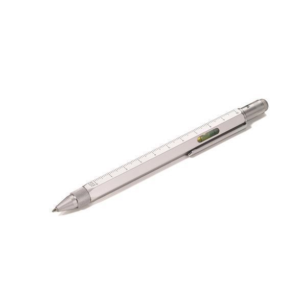Kuličkové pero Troika, stříbrná, multitasking, se stylusem