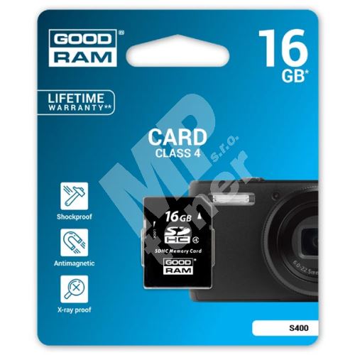 Goodram 16GB Secure Digital Card, Class 4 1