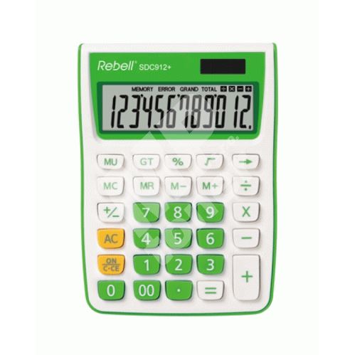 Kalkulačka Rebell SDC 912+ zelená 1