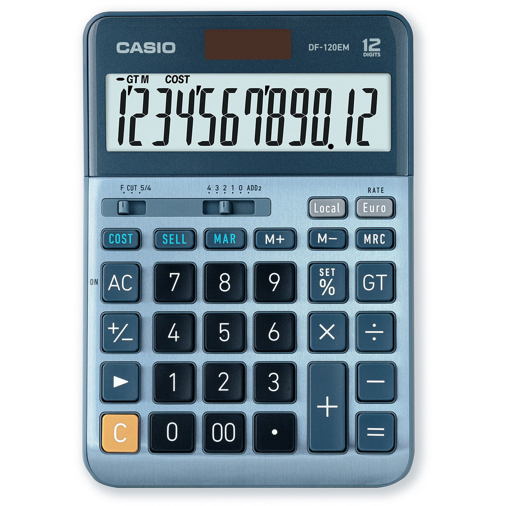 Kalkulačka Casio DF 120 EM