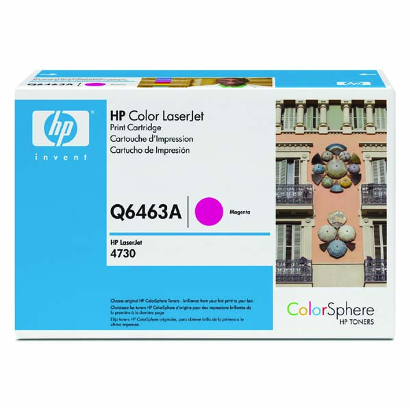 Toner HP Q6463A, Color LaserJet 4730mfp, magenta, originál