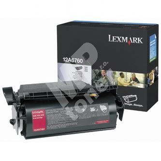 Toner Lexmark T620, T622, X620e, černá, 12A6760, originál 1