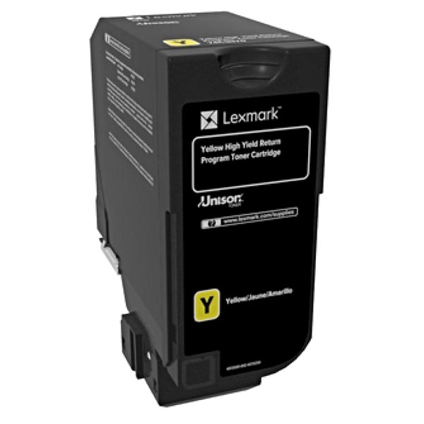 Toner Lexmark 84C2HY0, CX725de, return, yellow, originál