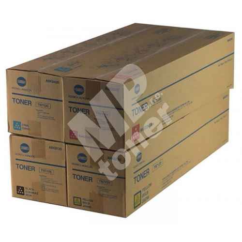 Toner Konica Minolta A9K8450, Bizhub C659, C759, cyan, TN-713C, originál 1