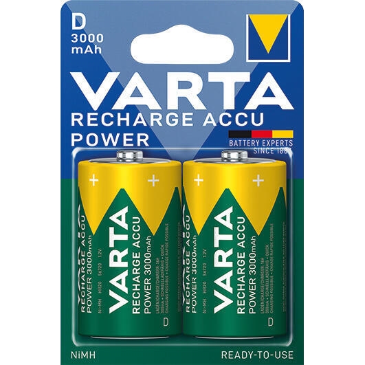 Nabíjecí baterie Varta HR20 3000/2, D, 1,2V
