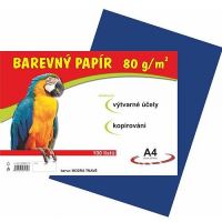 Náčrtkový papír barevný tmavě modrý A4, 100 listů 1 (1)