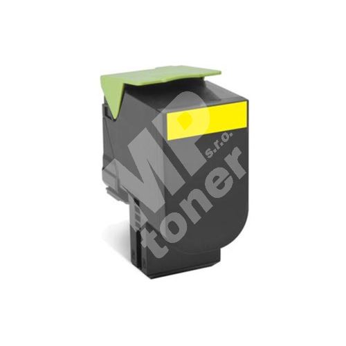 Toner Lexmark 80C2HY0, yellow, originál 1
