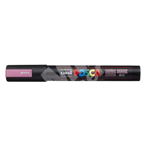 Uni Posca PC-5M akrylový popisovač, 2,5 mm, metal. růžový 1