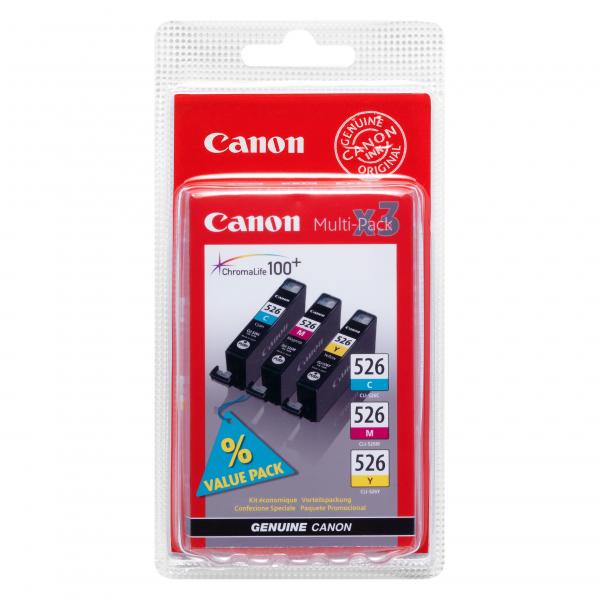 Inkoustová cartridge Canon CLI-526CMY, Pixma MG5150, MG5250, MG8150, originál