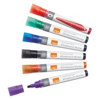Popisovače Nobo Liquid Ink stíratelné za sucha, mix barev (6 ks) Popisovače Nobo Liquid Ink stíratelné za sucha, mix barev (6 ks)