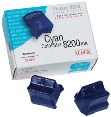 Solid Ink Xerox Phaser 8200, 2ks, modrý, 016204100, originál