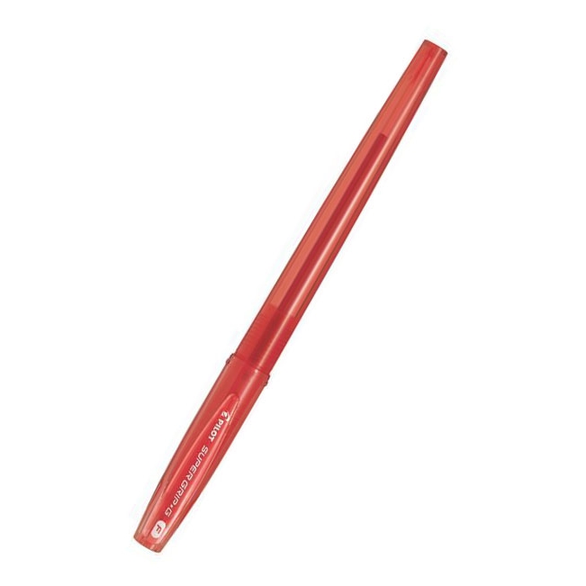 Kuličkové pero Pilot Super Grip G, červená, s víčkem
