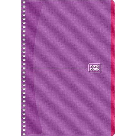 Spirálový sešit Shkolyaryk Notebook, čtverečkovaný, mix, A5, 80 listů