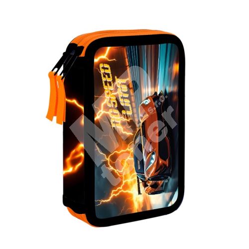 Penál 2 p. prázdný auto 2 1