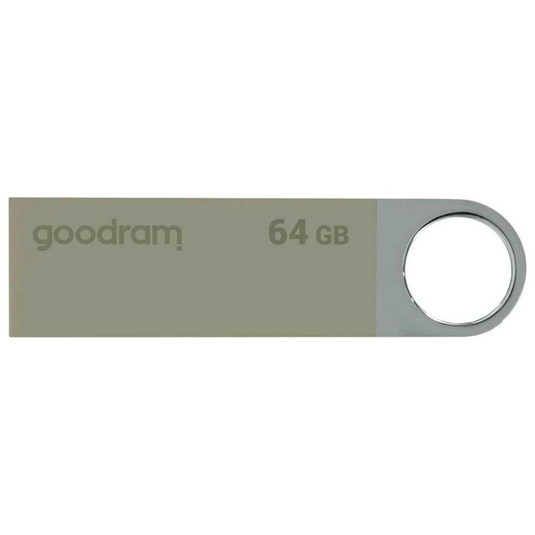 64GB Goodram UUN2, USB flash disk 2.0, stříbrný