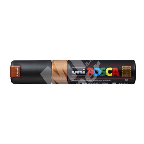 Uni Posca PC-8K akrylový popisovač, 8 mm, bronzový 1