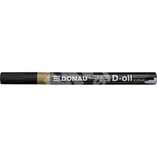Donau D-oil lakový popisovač, 2,2 mm, zlatý 1