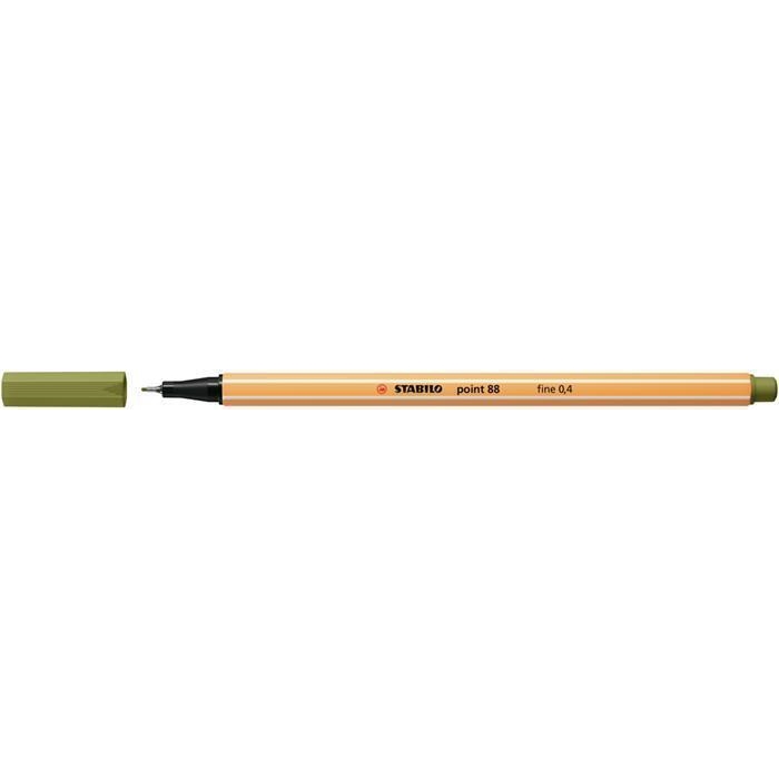 Liner STABILO Point 88, 0,4mm, 88/37, bahení zelená